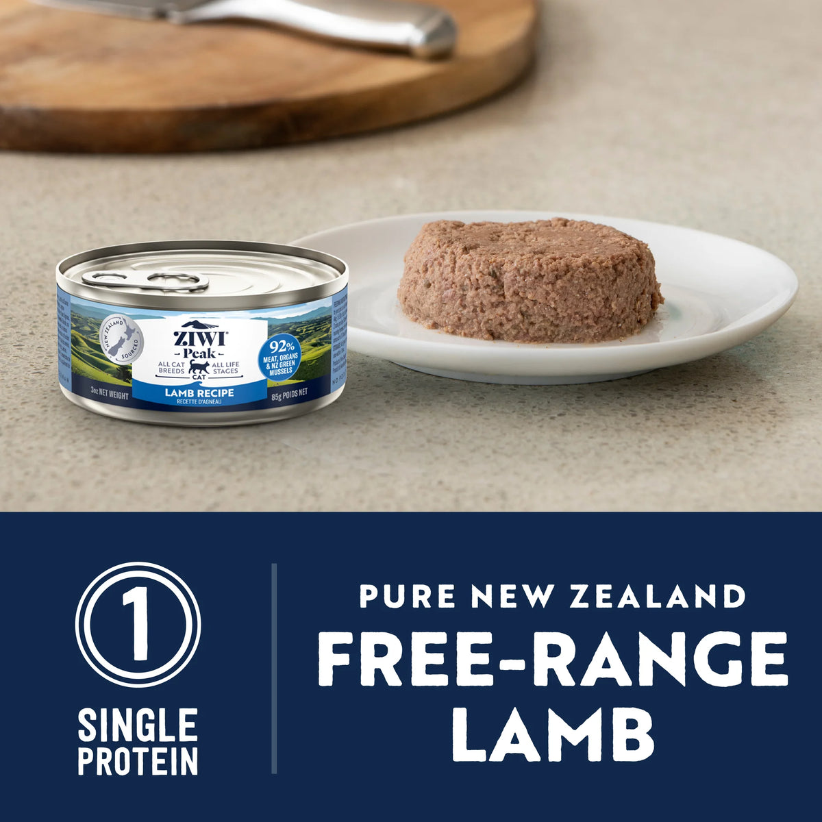 ZIWI Peak Canned Wet Cat. Food-Lamb 巅峰猫罐头-羊肉