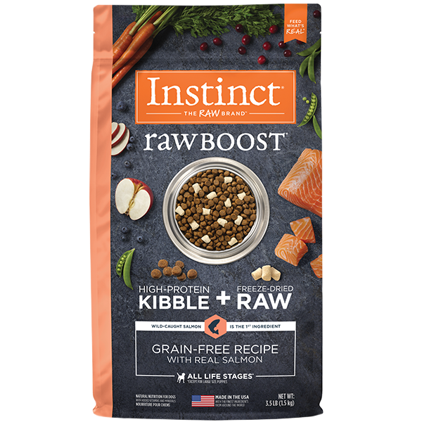 Instinct - Dog - Raw Boost Kiibble Grain Free Wild Salmon