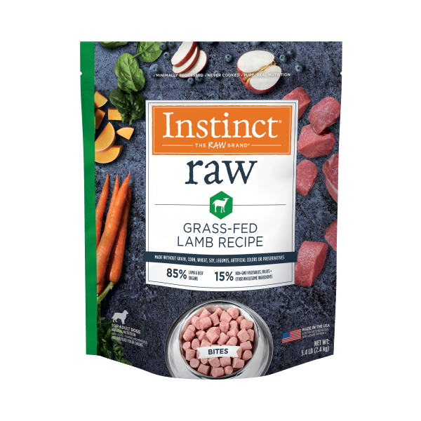Instinct - Dog - Raw Adult Grass Fed Lamb Bites