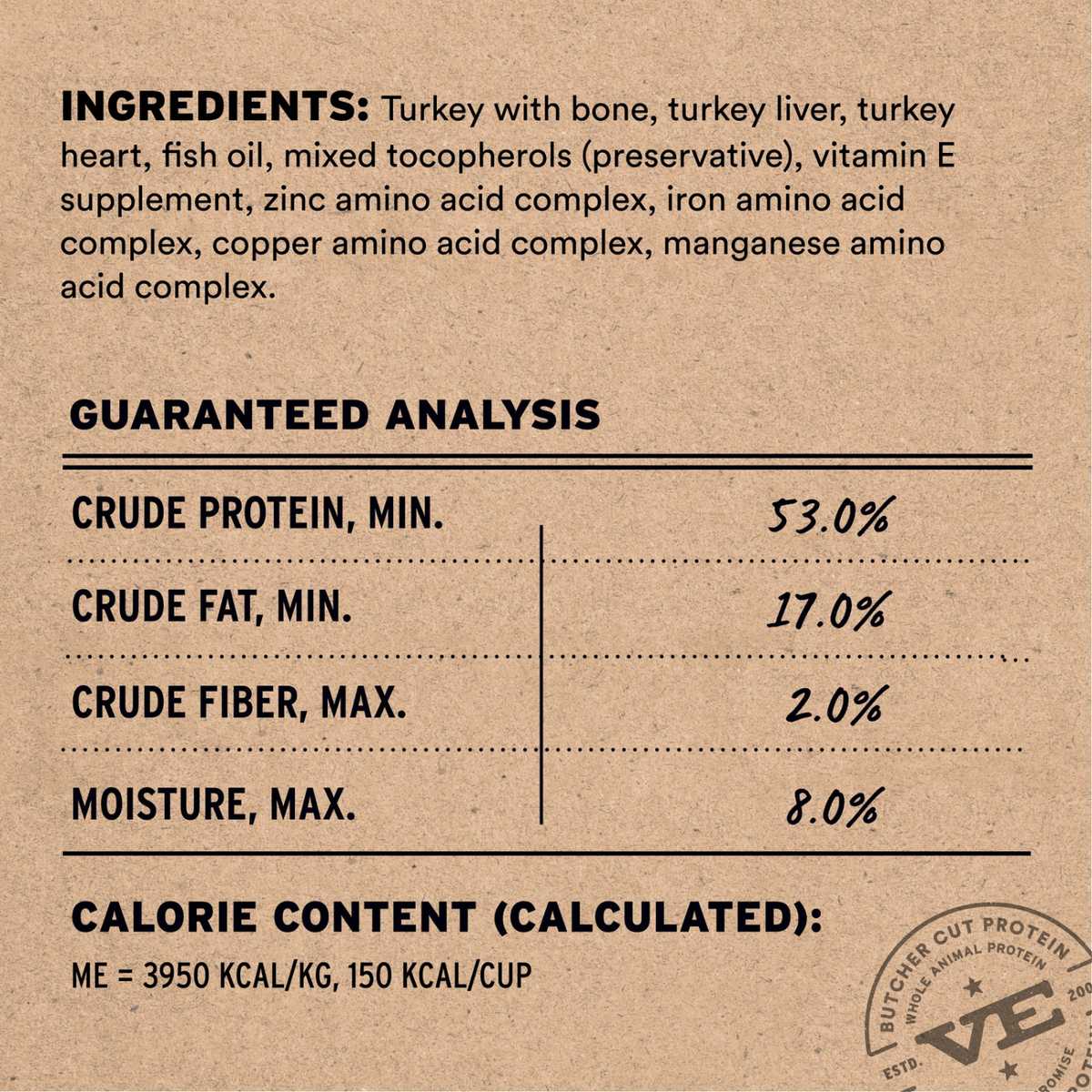 Freeze Dried Cat Food - Soft Nibs - Turkey