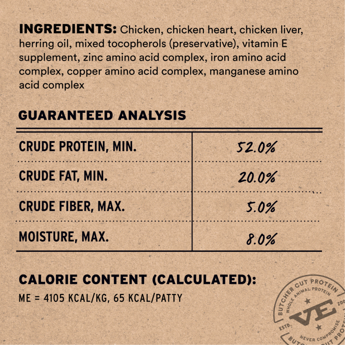 Freeze Dried Cat Food - Mini Patties - Chicken