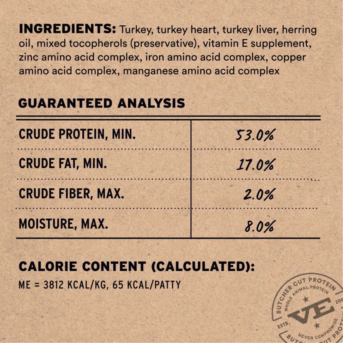 Freeze Dried Cat Food - Mini Patties - Turkey