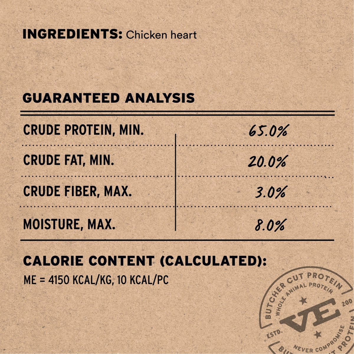 Freeze Dried Cat Treat - Chicken Heart