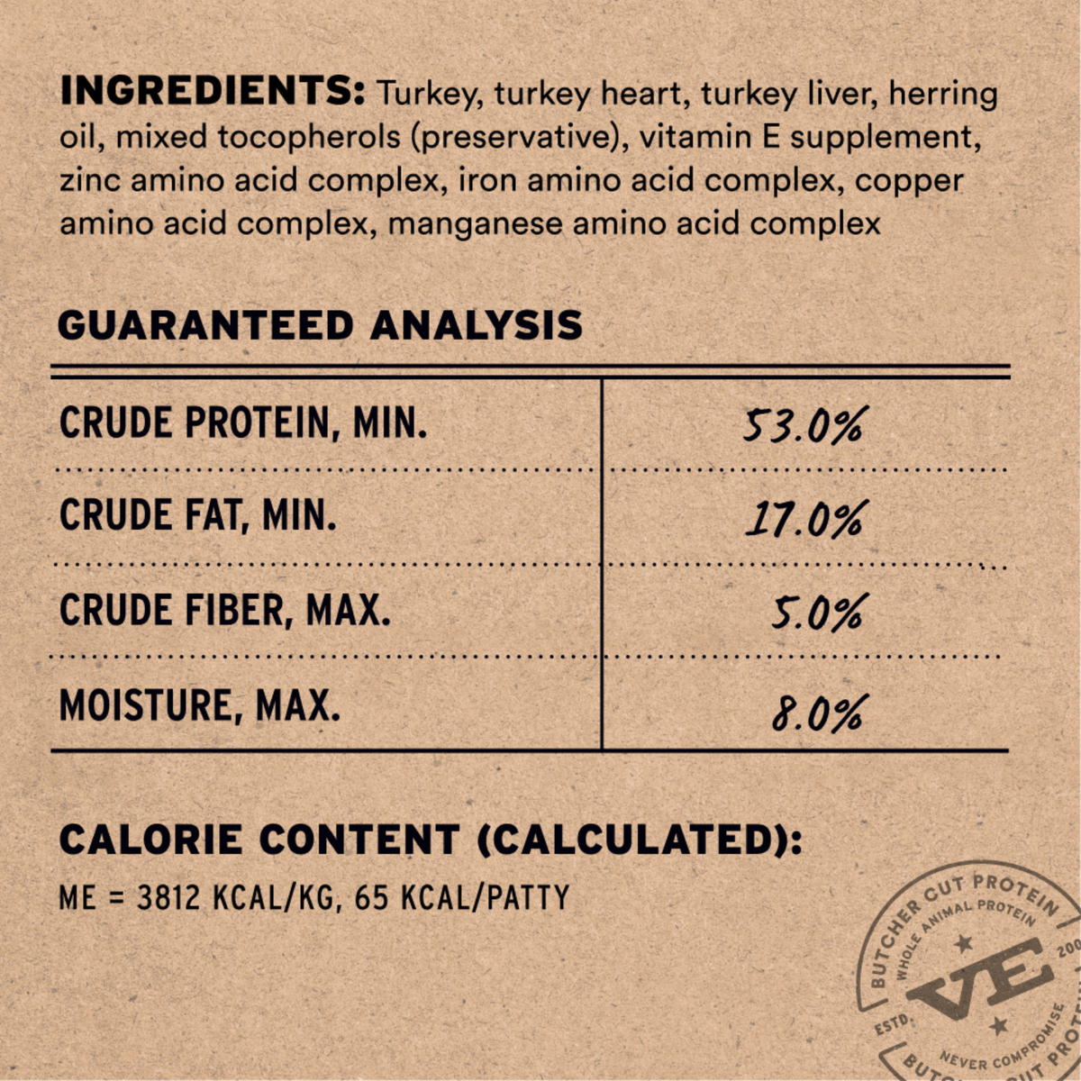 Freeze Dried Dog Food - Mini Patties - Turkey