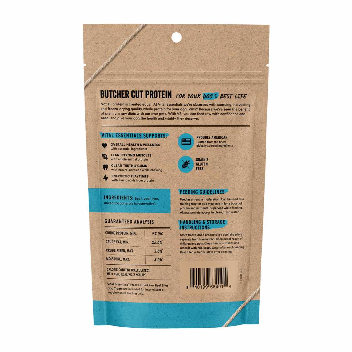 Freeze Dried Dog Treat - Beef Bites
