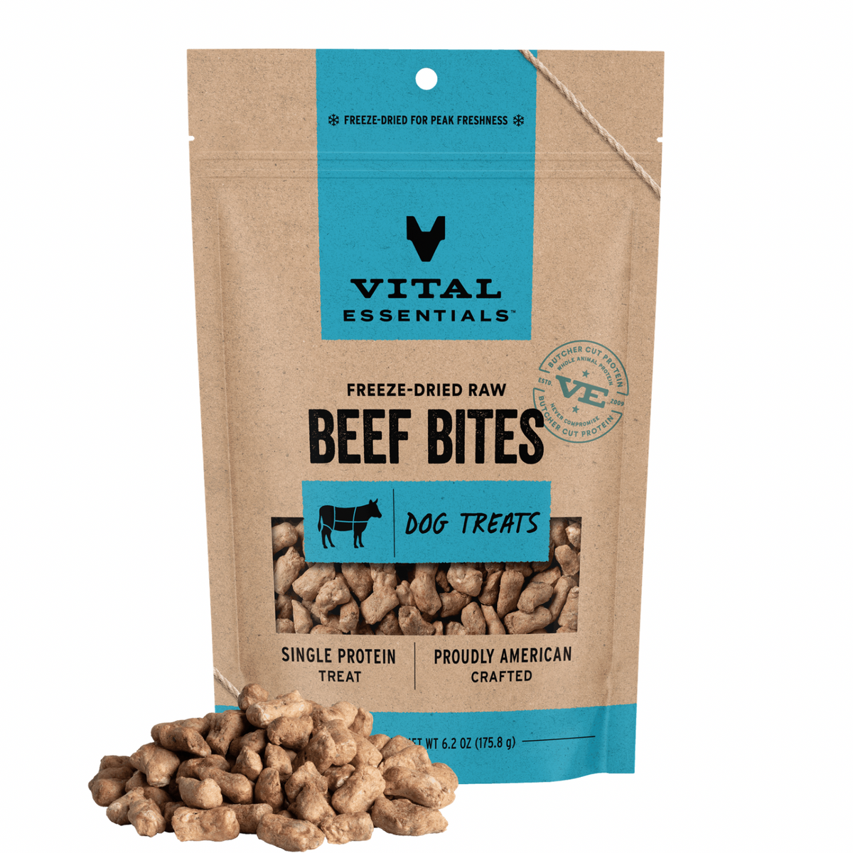 Freeze Dried Dog Treat - Beef Bites