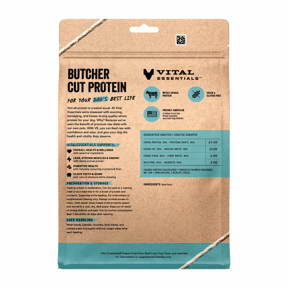 Freeze Dried Dog Treat - Beef Liver