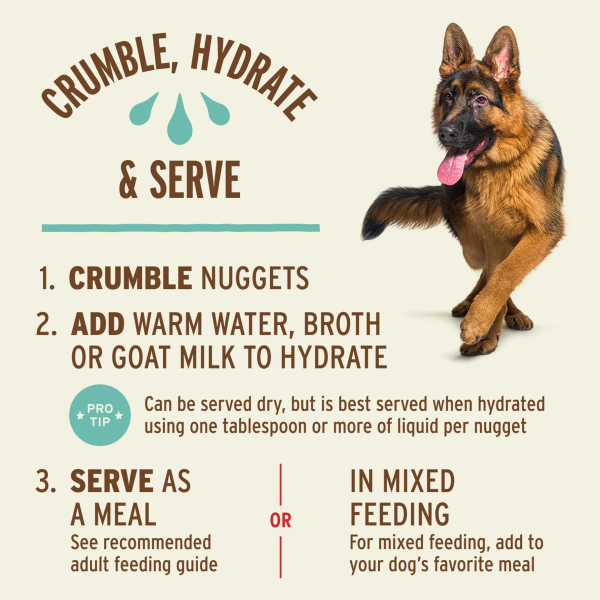 Freeze Dried Dog Food - Chicken Dinner Nuggets - Adult