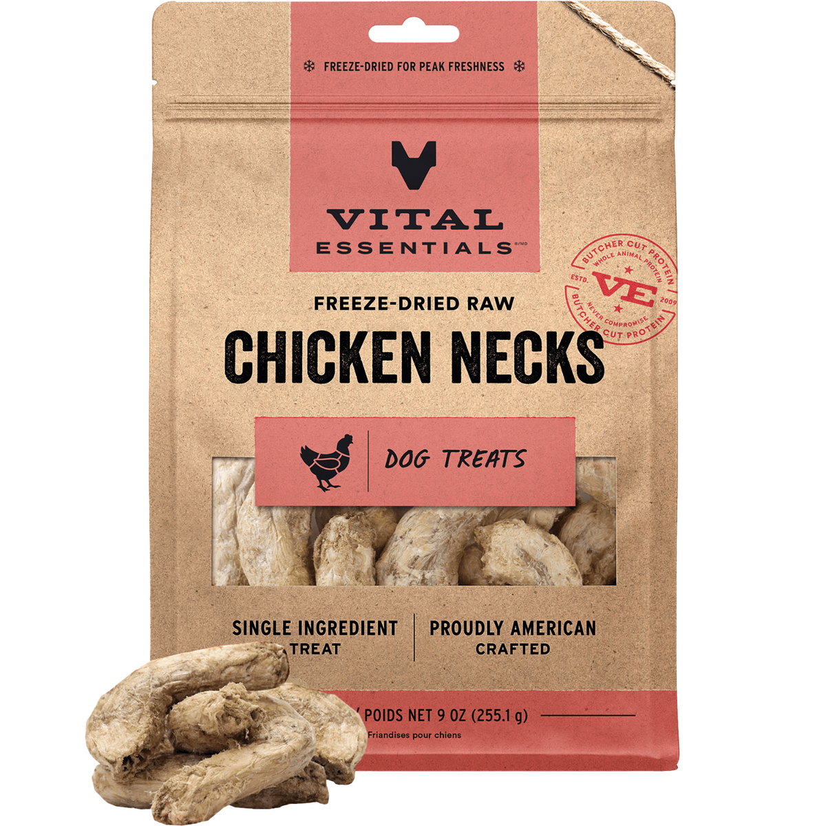 Freeze Dried Dog Treat - Chicken Necks
