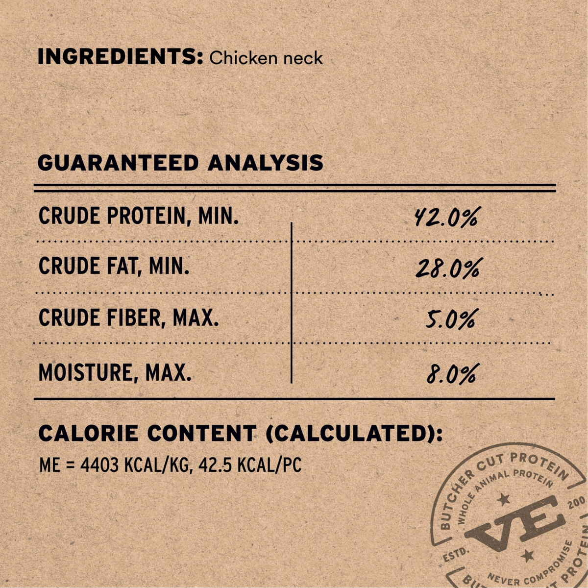Freeze Dried Dog Treat - Chicken Necks