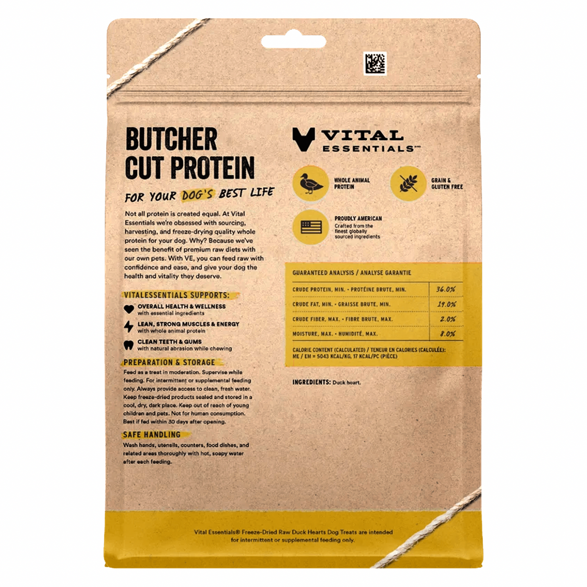Freeze Dried Dog Treat - Duck Hearts