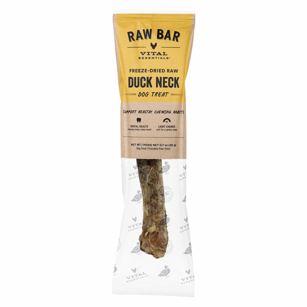 Freeze Dried Dog Treat - Raw Bar - Duck Neck