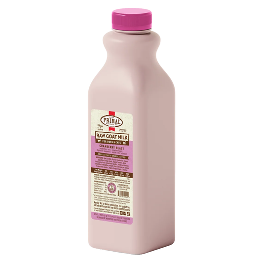 Raw Goat Milk For Cats & Dogs - Cranberry Blast Recipe