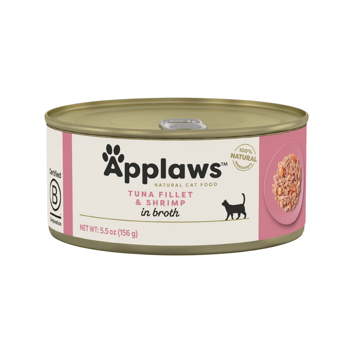 Canned Cat Treat - Tuna Fillet & Shrimp in Broth