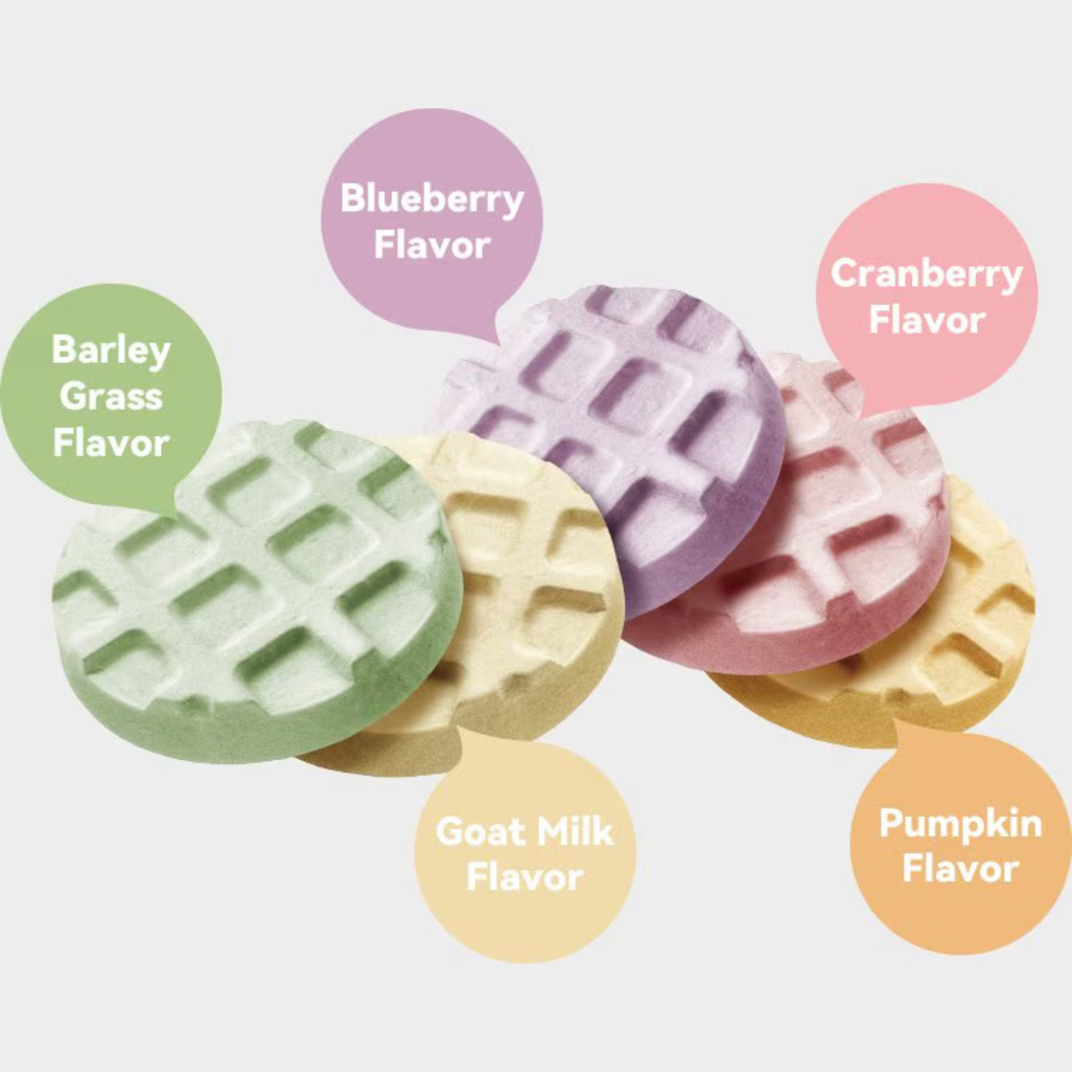 Freeze Dried Cat Treat - Meat Waffle (Mixed Flavor)
