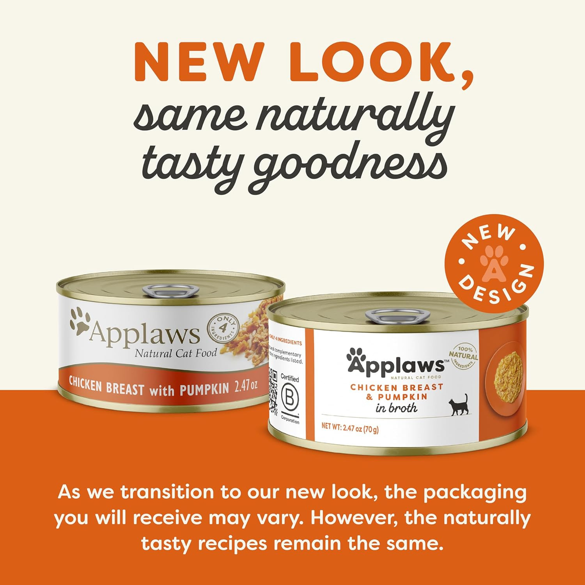 Canned Cat Treat - Chicken Breast & Pumpkin in Broth