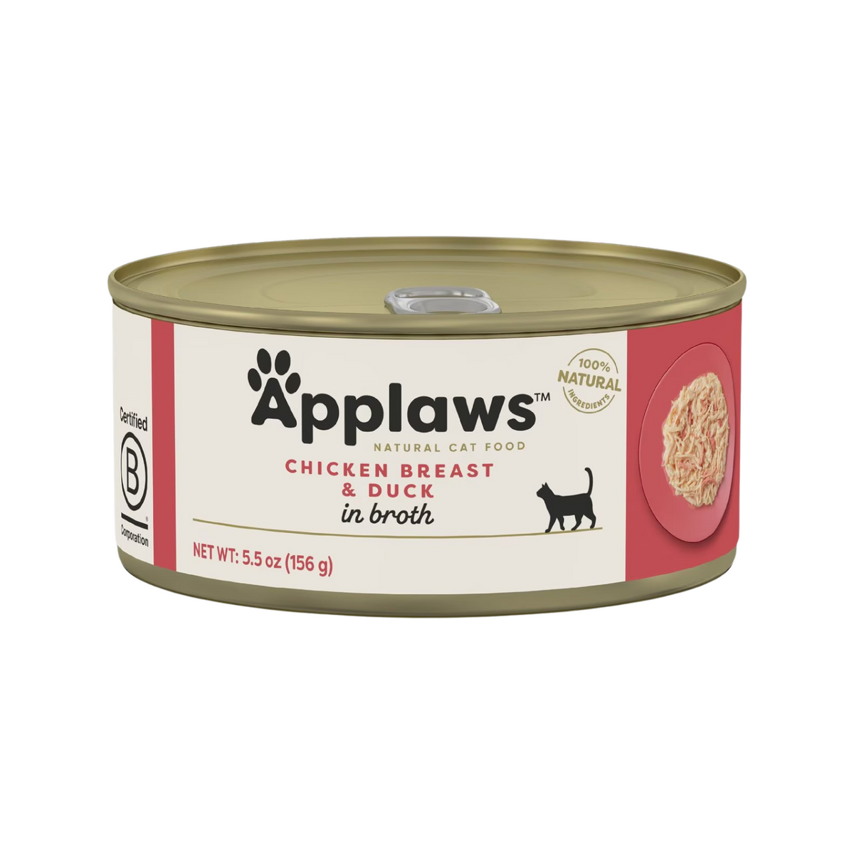 Canned Cat Treat - Chicken Breast & Duck in Broth