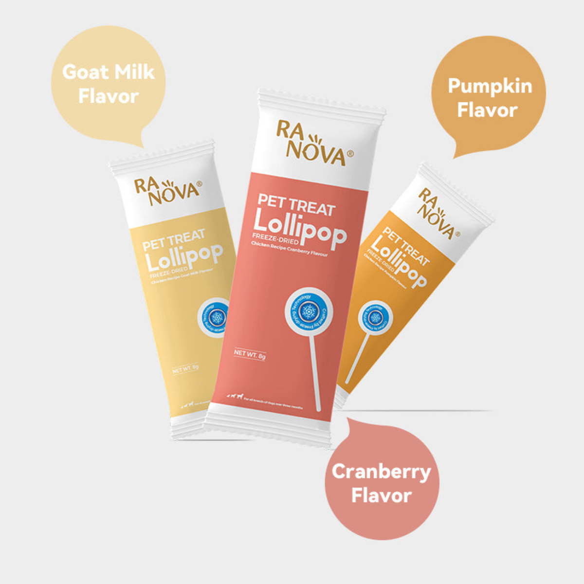 Freeze Dried Dog Treat - Lollipop (Mixed Flavor)