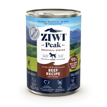 ZIWI Peak Canned Wet Dogs Food-Beef 巅峰狗罐头-牛肉