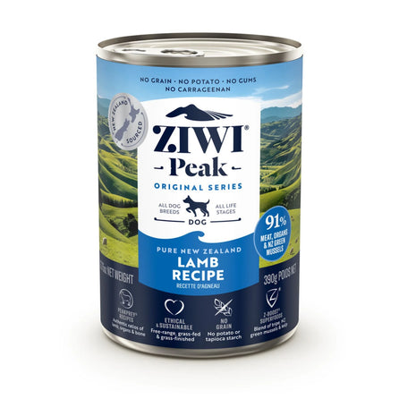 ZIWI Peak Canned Wet Dogs Food-Lamb 巅峰狗罐头-羊肉