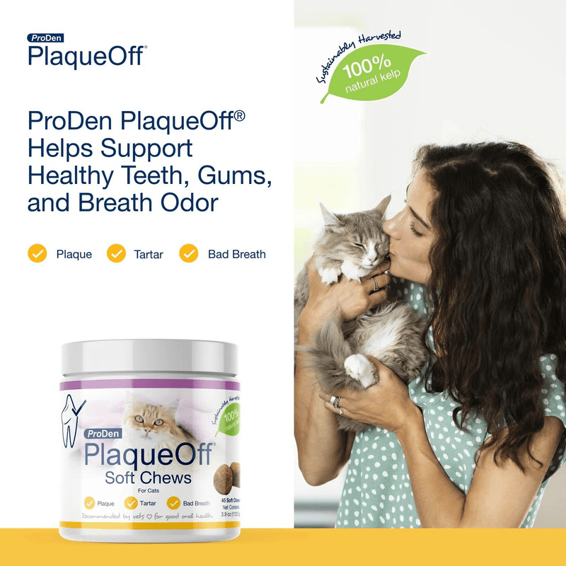 Cat Dental Care - PlaqueOff Soft Chews - 45 ct