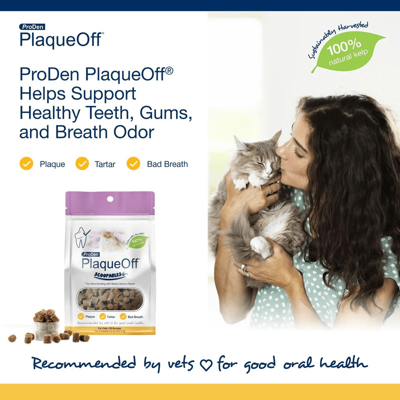 Cat Dental Care - SCOOPABLES - PlaqueOff Soft Chews - 45 scoops
