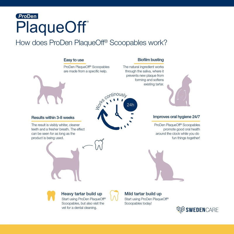 Cat Dental Care - SCOOPABLES - PlaqueOff Soft Chews - 45 scoops