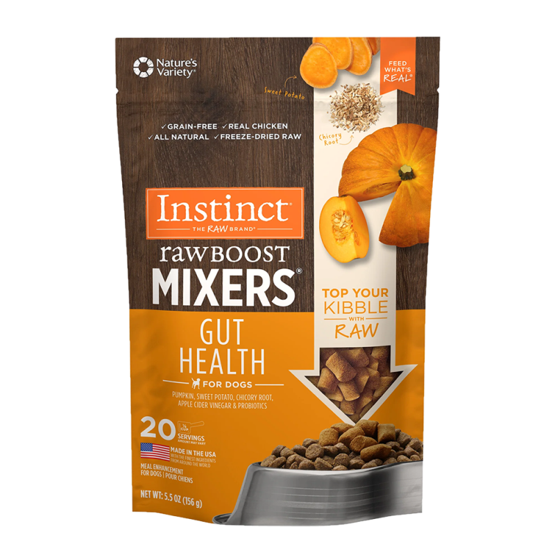 Instinct Dog Raw Boost Mixers Gut Health Grain Free Chicken