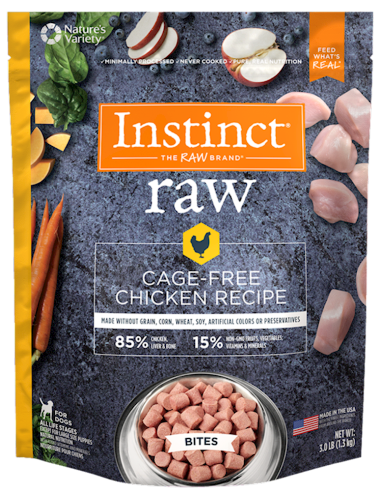 Instinct - Dog - Raw Natural Bites 85/15 Chicken