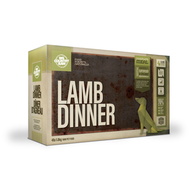 Big Country Raw - Dog - Lamb Dinner