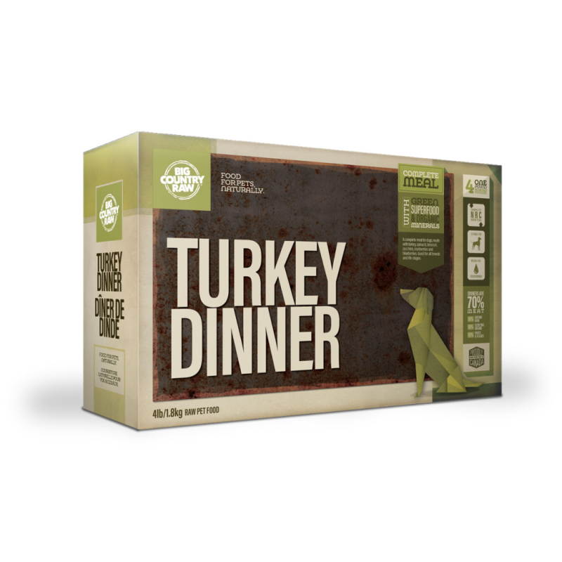 Big Country Raw - Dog - Turkey Dinner