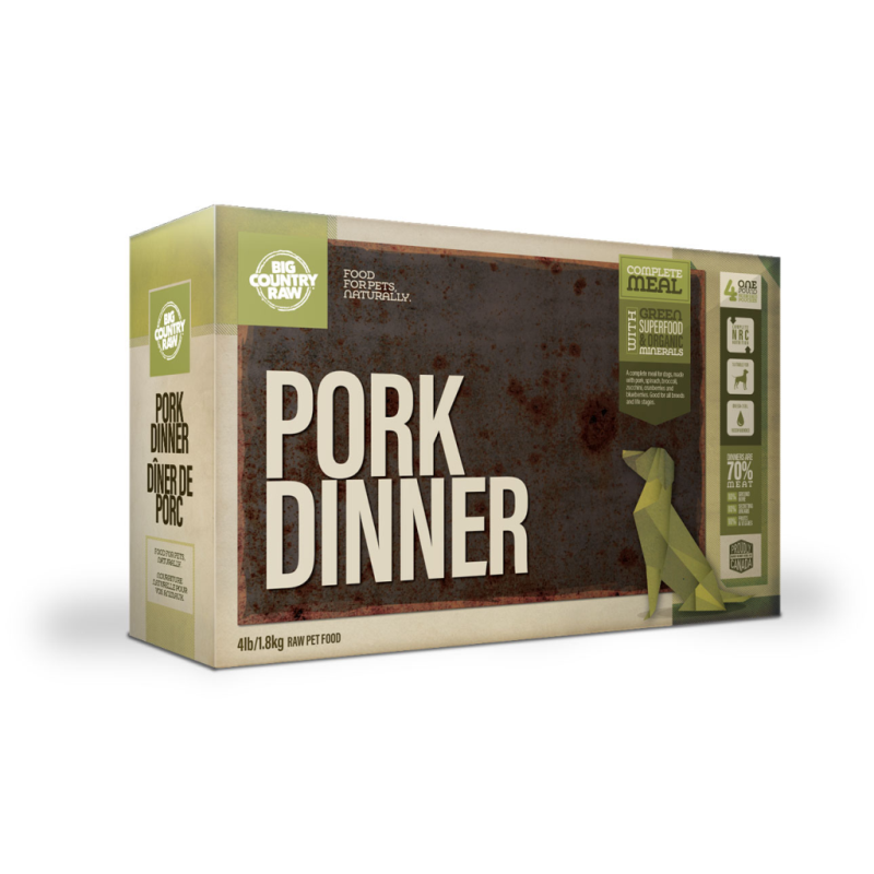 Big Country Raw - Dog - Pork Dinner