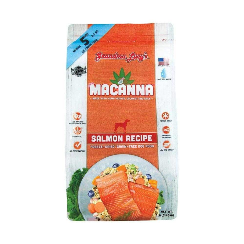 Grandma Lucy's - Dog - Macanna Freeze Dried Grain Free Salmon Recipe