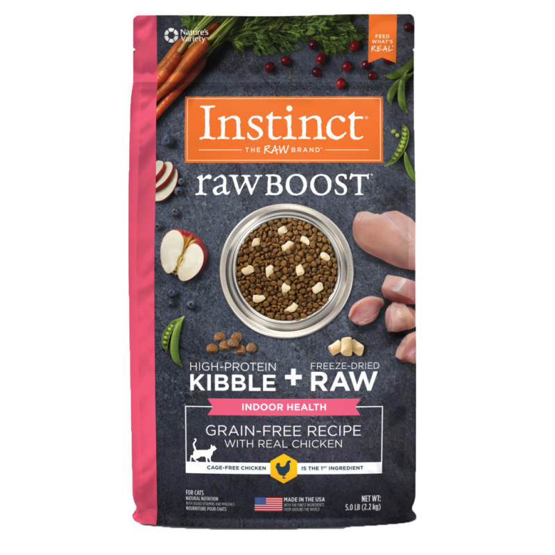 Instinct - Cat - Raw Boost Kibble Grain Free CageFree Chicken Indoor Health