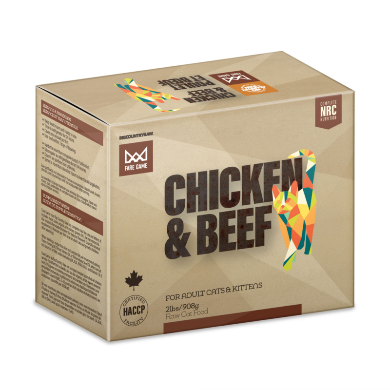 Big Country Raw - Cat - Fare Game Chicken & Beef