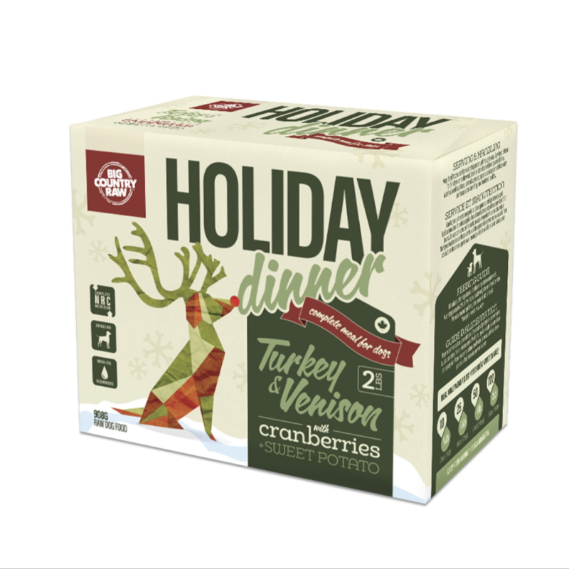 Big Country Raw - Dog - Holiday Dinner Turkey & Venison