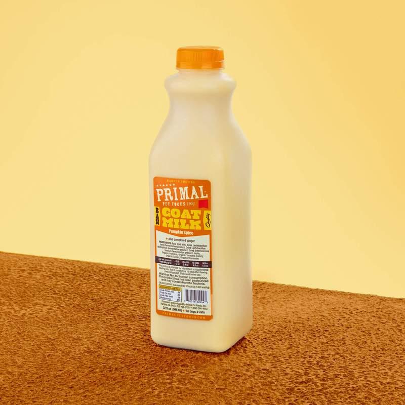 Raw Goat Milk - Pumpkin Spice with Organic Pumpkin & Ginger For Digestive Support - 32 oz