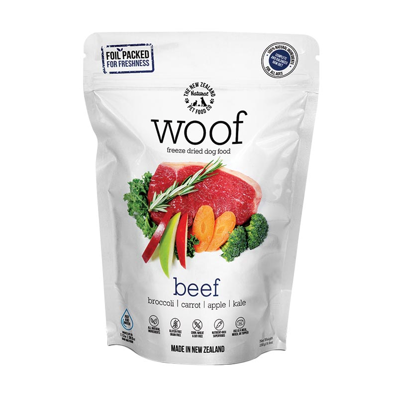NZ Natural Pet Food Co - Freeze Dried - Food - Woof - Beef