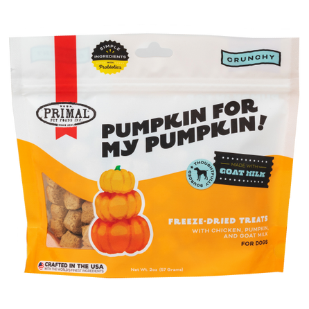 Primal Pumpkin for my Pumpkin Freeze-Dried Treats for Dogs