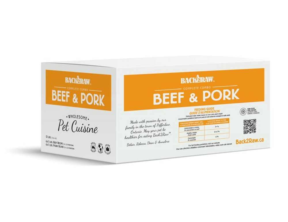 BACK2RAW Complete Combo Beef and Pork Blend 12lb