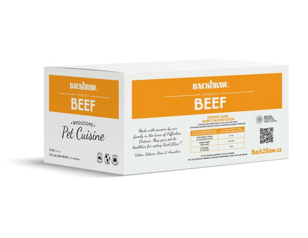 BACK2RAW Complete Beef Recipe 12lb