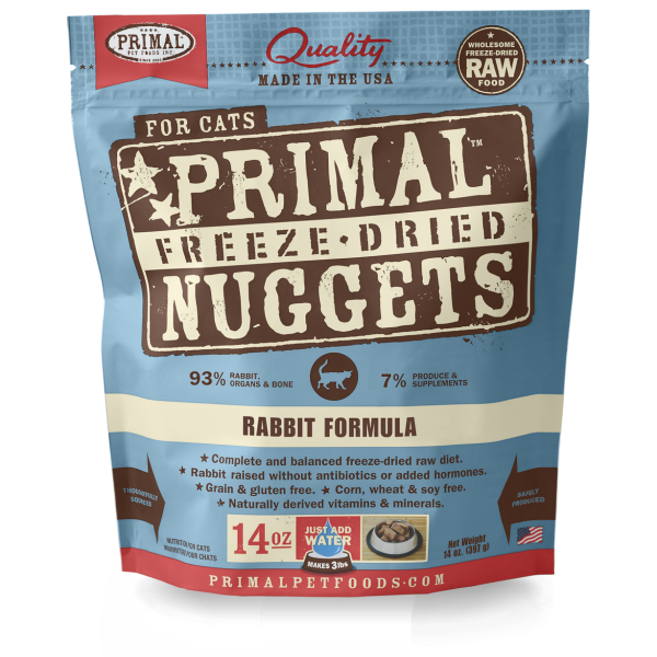 Primal Cat Freeze-Dried Nuggets - Rabbit 主食冻干-兔肉