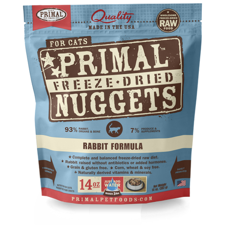 Primal Cat Freeze-Dried Nuggets - Rabbit 主食冻干-兔肉
