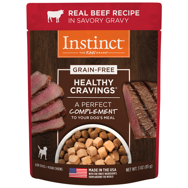 Instinct Dog Healthy Cravings Real Beef Recipe