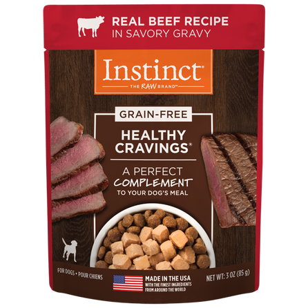 Instinct Dog Healthy Cravings Real Beef Recipe