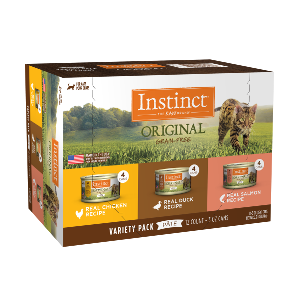 Instinct Cat Original GF Variety Pack 12/3 oz Cans