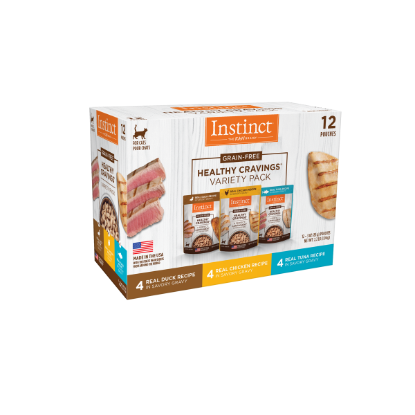 Instinct Cat Healthy Cravings Variety Pack 12/3 oz Pouch