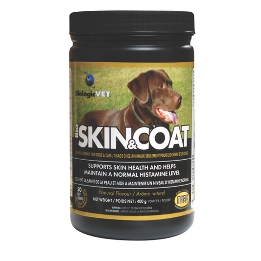 BiologicVet BioSKIN&COAT Powder for Dogs & Cats 皮毛护理素