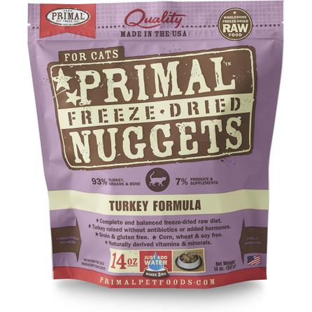 Primal Cat Freeze-Dried Nuggets - Turkey 主食冻干-火鸡