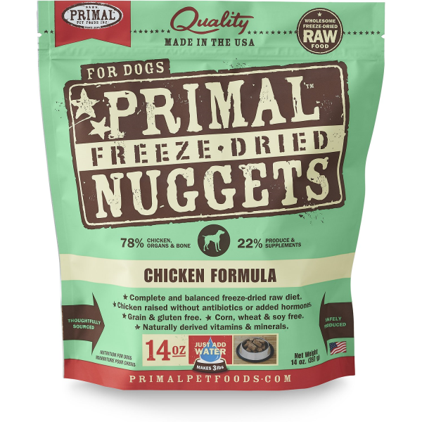 Primal Dog Freeze-Dried Nuggets Chicken主食冻干-鸡肉